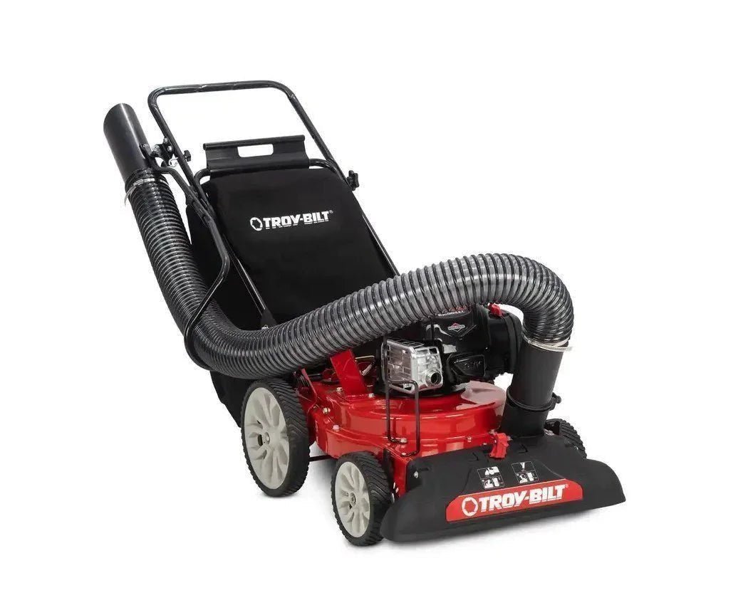 Troy-Bilt 24 in. Leaf Vacuum Head 1.5 in. Chipping Capacity Gas Powered Chipper Shredder Vacuum with High Rear Wheels - Image 5