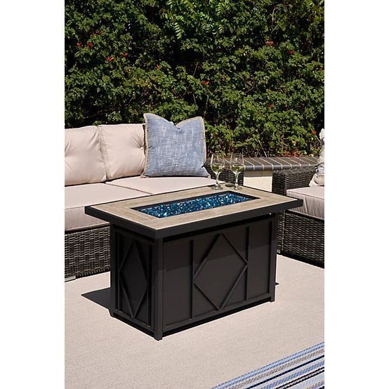 HeatMaxx 42 in. Rectangular Propane Gas Fire Table - Image 2