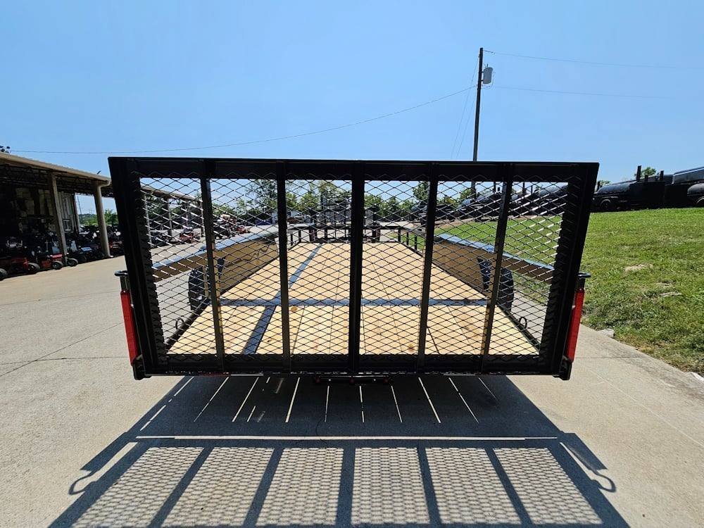 6’4″ x 14 Utility Trailer Powder Coated Dovetail (2) 3500 Axles 7k GVWR - Image 13