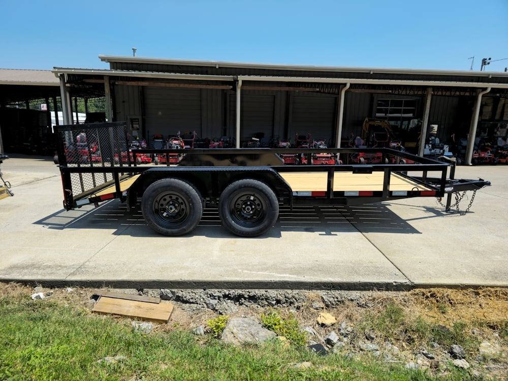 6’4″ x 14 Utility Trailer Powder Coated Dovetail (2) 3500 Axles 7k GVWR - Image 11