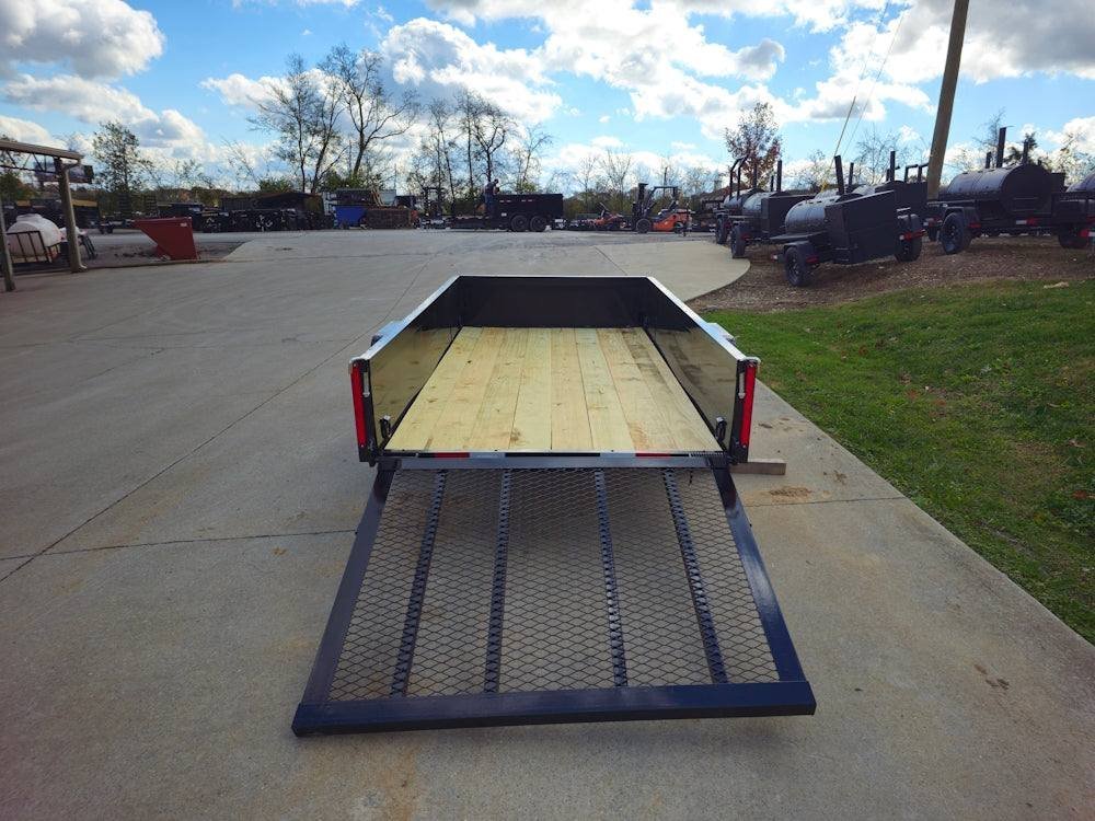 5′ X 10′ Utility Trailer Straight Deck 18″ Sides Tall Gate - Image 18
