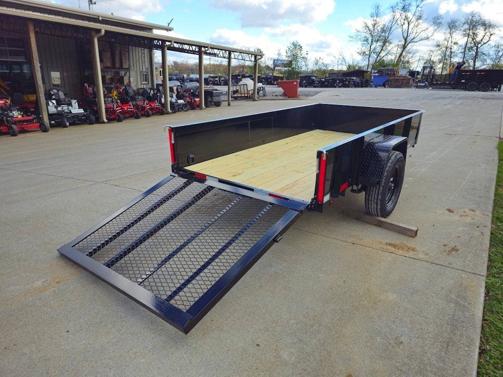 5′ X 10′ Utility Trailer Straight Deck 18″ Sides Tall Gate - Image 19