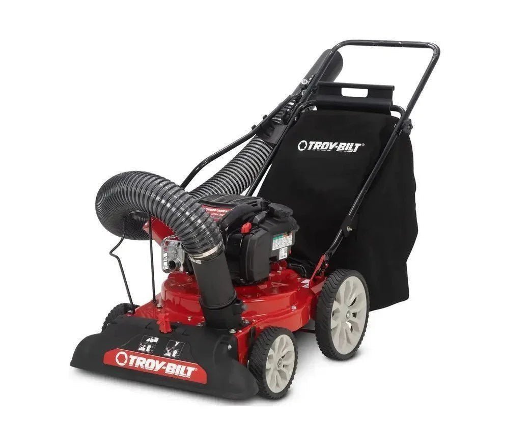 Troy-Bilt 24 in. Leaf Vacuum Head 1.5 in. Chipping Capacity Gas Powered Chipper Shredder Vacuum with High Rear Wheels - Image 4