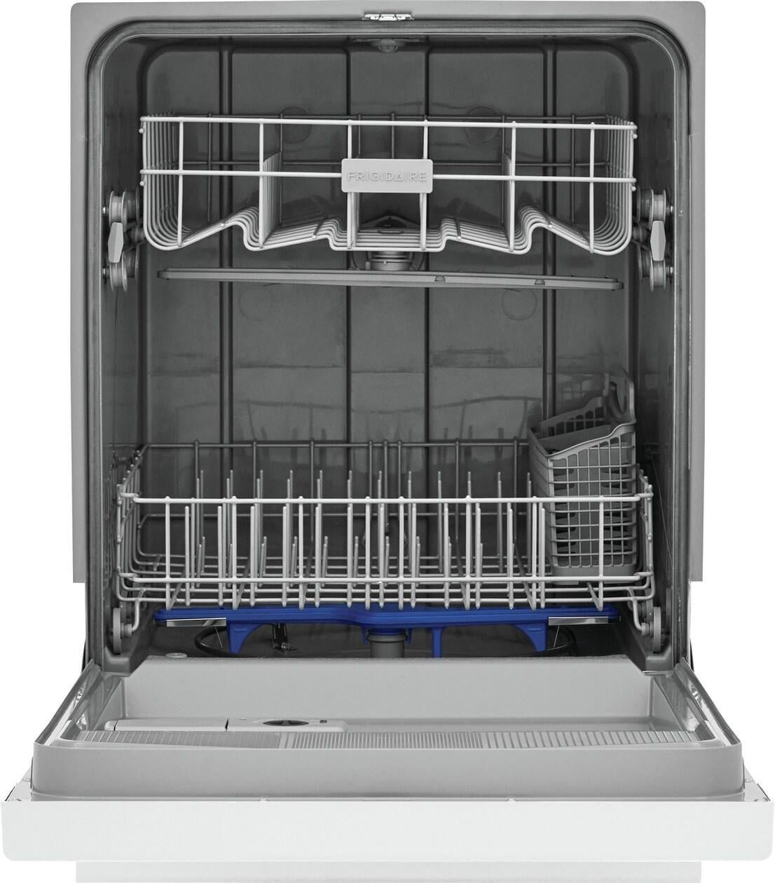 Frigidaire FDPC4221AW 24″ Built-In Dishwasher, Front Control, White - Image 7