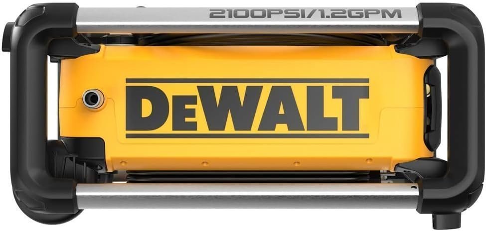 DEWALT Electric Pressure Washer, 2100 PSI, Jobsite Power Washer (DWPW2100) Yellow - Image 2