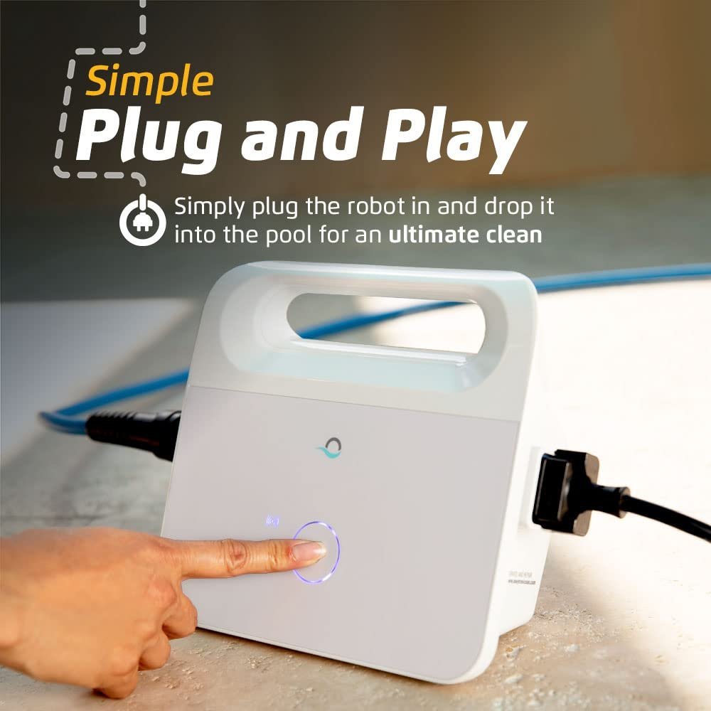Dolphin Proteus DX5i Wi-Fi Robotic Pool Vacuum Cleaner Pools up to 50 FT – Waterline Scrubber Brush - Image 4