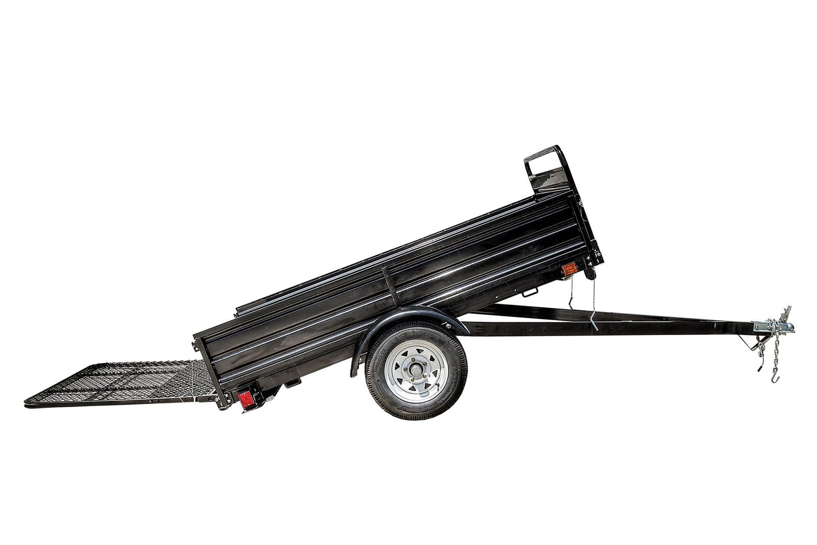 DK2 5-ft x 7-ft Steel Utility Trailer with Ramp Gate ( 1639-lb Capacity ) 2491711 - Image 3