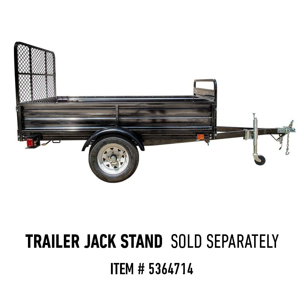 DK2 5-ft x 7-ft Steel Utility Trailer with Ramp Gate ( 1639-lb Capacity ) 2491711 - Image 9