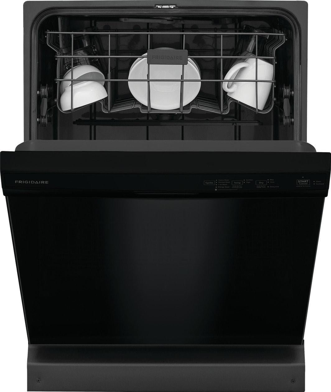 Frigidaire 24″ Built-In Dishwasher, Front Control, Black - Image 4