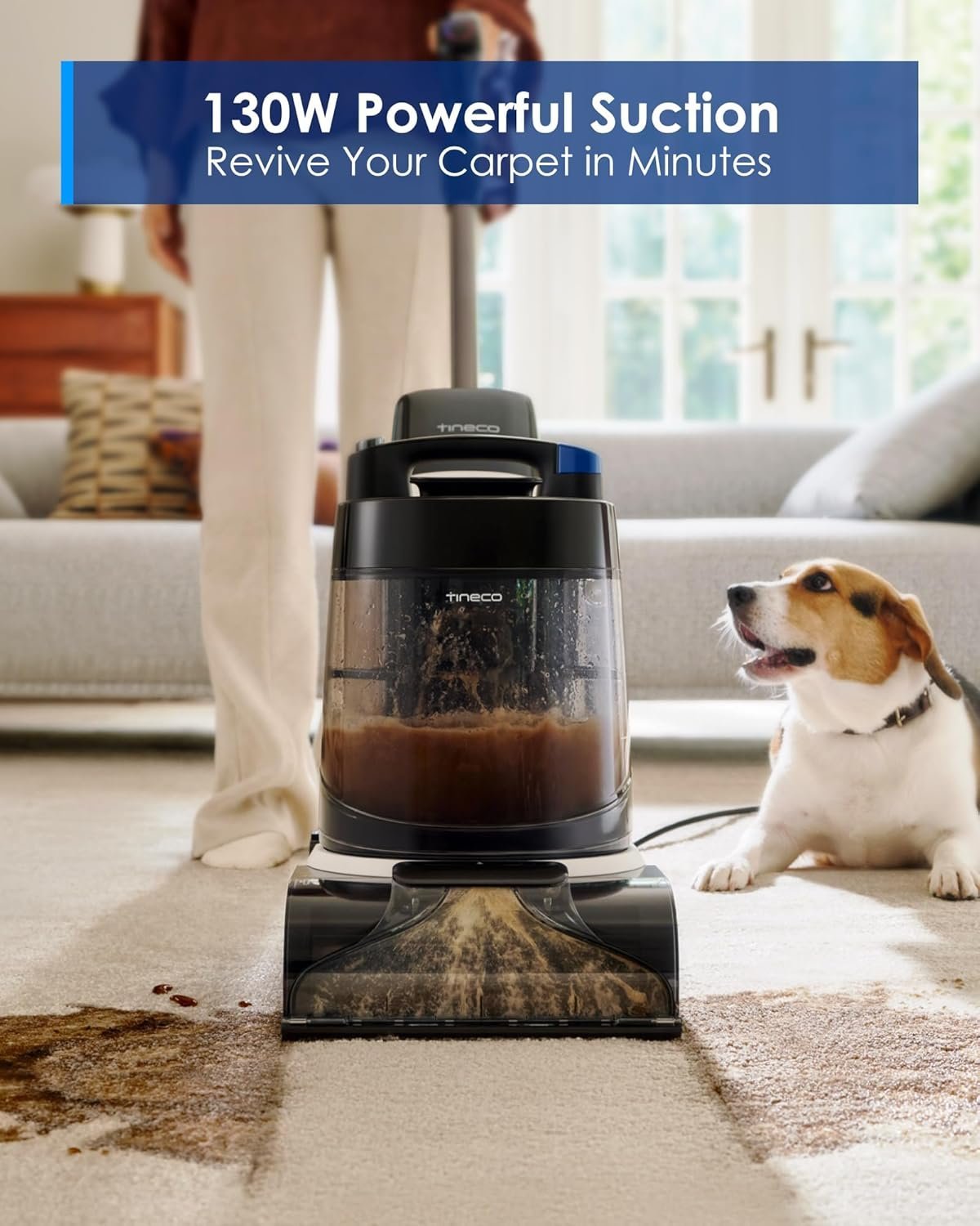 Tineco CARPET ONE Cruiser Smart Carpet Cleaner with Self-Cleaning & FlashDry - Image 4