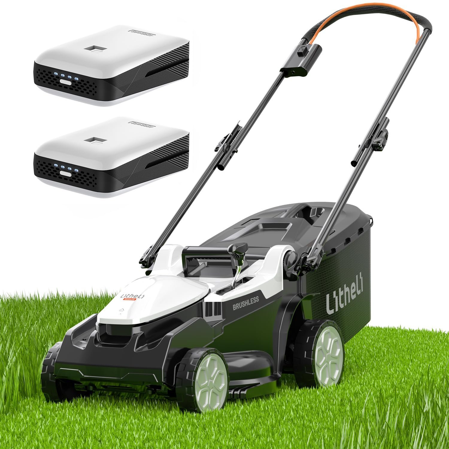 Litheli 13″ 20V Cordless Lawn Mower with 4.0Ah Battery - Image 14