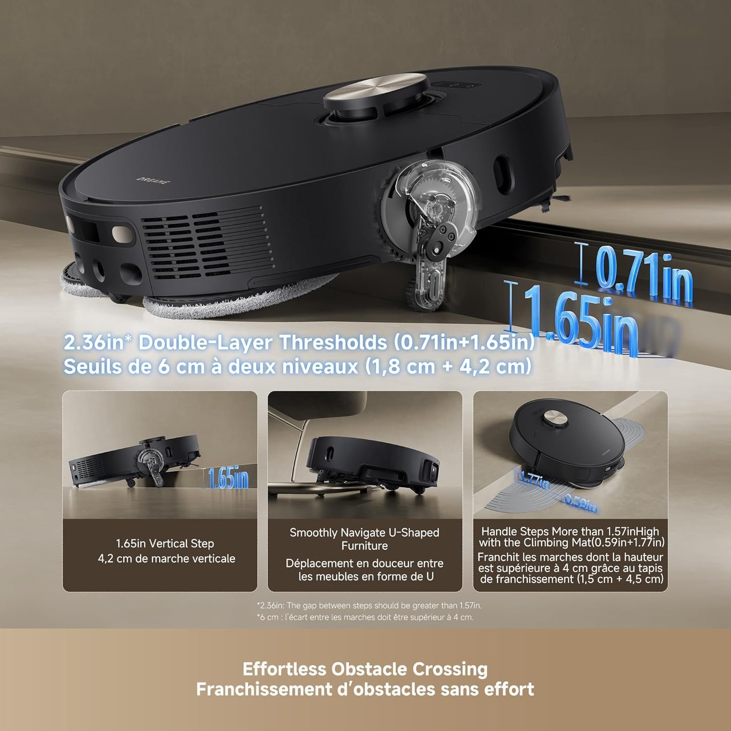 DREAME L50 Ultra Robot Vacuum & Mop, 19,500Pa, Auto-Empty - Image 11