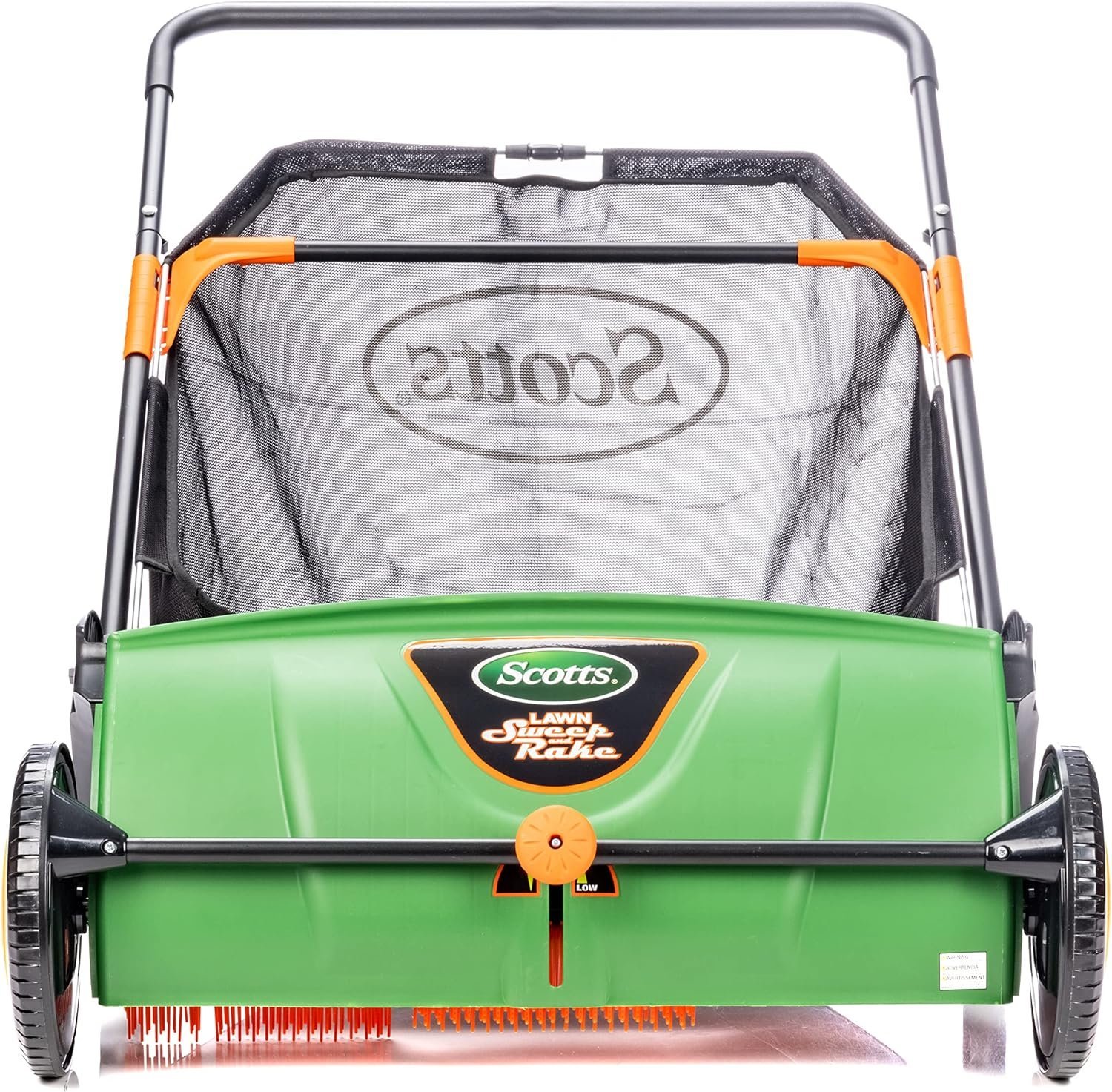 Scotts 26 in. Push Lawn Sweeper LSW70026S, Black/Green - Image 2