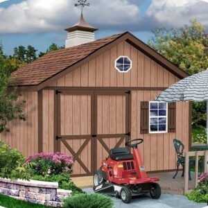 Brandon 12×20 Wood Storage Shed Kit – ALL Pre-Cut