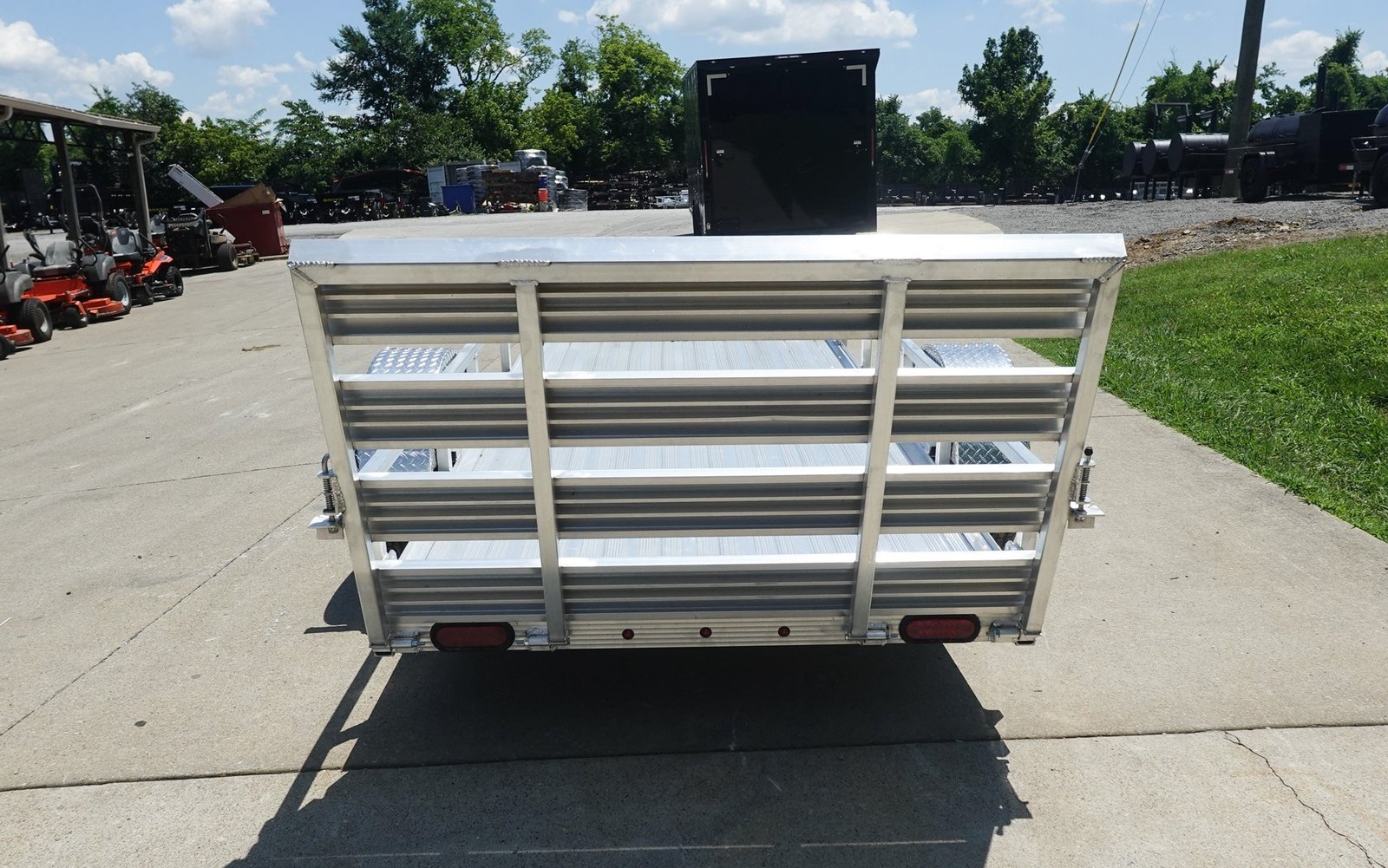 5′ x 10′ Aluminum Utility Trailer with Gate and Mag Wheels – 3500 lb Axle - Image 5