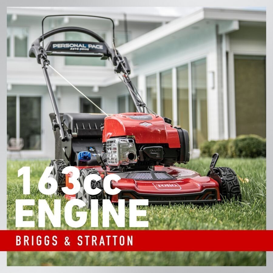 Toro Recycler with Personal Pace 22-in Gas Self-propelled lawn mower with 163-cc Briggs and Stratton Engine - Image 17