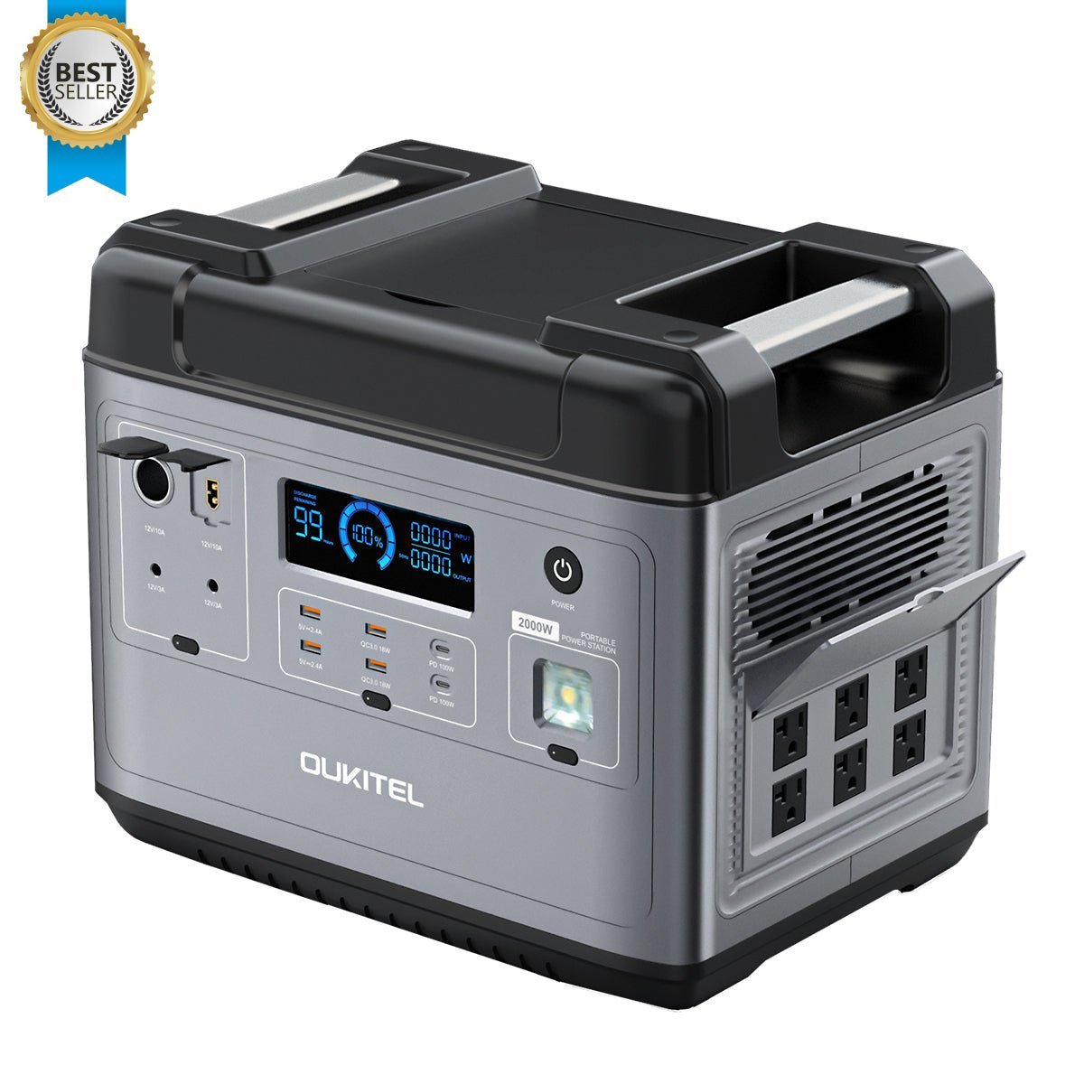 OUKITEL P2001 Portable Power Station 2000W/2000Wh - Image 4