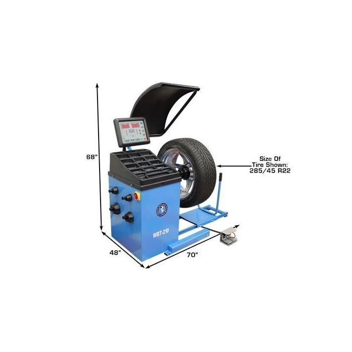 Atlas WBT210 Computer Truck Wheel Balancer - Image 3