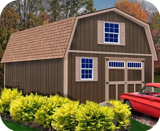 Best Barns Virginia 16×24 Wood Storage Shed Kit
