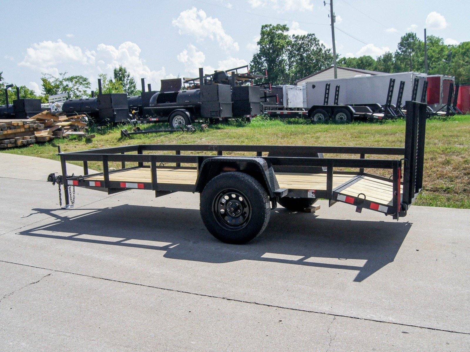5×12 Powder Coated Dovetail Utility Trailer 3500lb Axle - Image 3