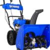 BILT HARD 24″ Self-Propelled Gas Snow Blower, 209cc Engine, Electric Start, LED Headlight