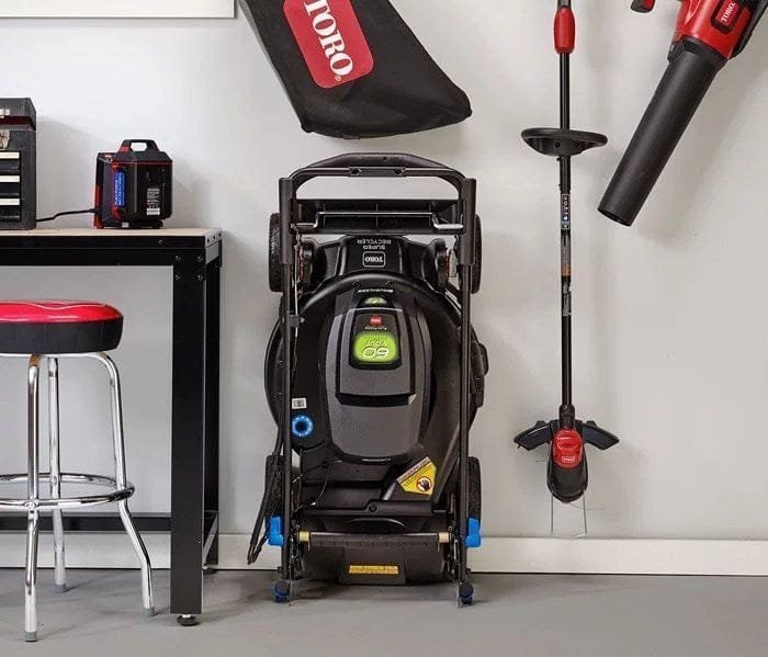 21 in. Super Recycler 60-Volt SmartStow Max Cordless Battery Walk Behind Mower 7.5 Ah Battery and Charger Included - Image 10