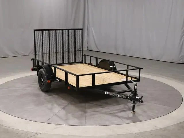 6×10 Single Axle Utility Trailer – Wood Floor & LED Lights
