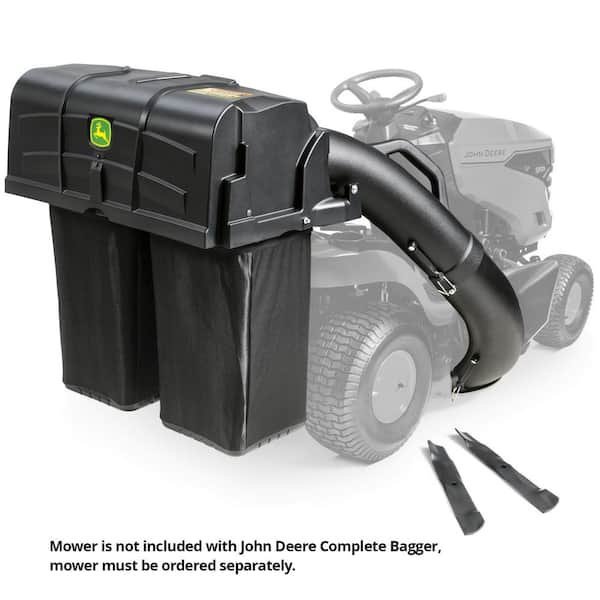 John Deere 42-inch Twin Bagger for 100 Series Tractors – Fast, Easy Attachment - Image 2