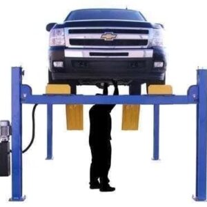 ATLAS 14,000 lb 4-Post Commercial Car Lift – Heavy Duty Vehicle Hoist